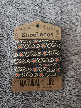 NATURAL LIFE Boho Shoelaces BRAND NEW